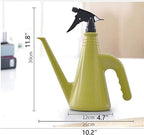 QUQUQ Indoor Outdoor Watering Plants Long Spout Watering Pot Dual Purpose Spray Bottle for House Plant Outdoor Garden Flower Watering Equipment(White) - Image 2
