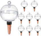 8 Pack EX-Large Plant Watering Globes with Cover 26oz Top Fill Plastic Water Bulbs Self Watering Planter Inser, Slow Release Terracott, Plant Watering Devices for Plants by Hlimior