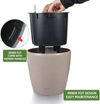 Dexceder 11x10 Self Watering Planter (Taupe Matte) - Image 4
