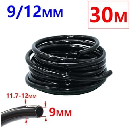 Garden supplies 4/7mm 8/11mm 9/12mm Hose Garden Watering 1/4 3/8" Flexible PVC Hose Micro Drip Irrigation Tubing Lawn Plants Greenhouse Pipe Sprinkler hose(9I12 x 30m) - Image 2