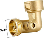Twinkle Star Hose Splitter 4 Way | 90 Degree Garden Hose Elbow with Shut Off Valve, 2 Pack - Image 4