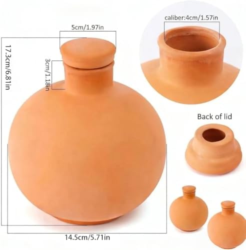 Terracotta Automatic Plant Watering Spikes 1000ml Ceramic Slow-Release Irrigation, 2-Week Vacation Care for Indoor & Outdoor - Image 2