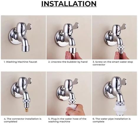 Copper Auto Stop Washing Machine Valve - Image 7