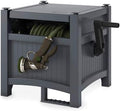 Suncast 100 ft Garden Hose Reel Hideaway, Cyberspace Grey by Unknown