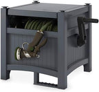Suncast 100 ft Garden Hose Reel Hideaway, Cyberspace Grey by Unknown