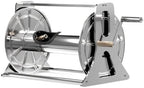 Simple Metal Hose Winder | Rust-Resistant Stainless Steel, Hose Reel with Hand Crank, Manual, for Garden, Yard, Gardeners, 100M by Unknown