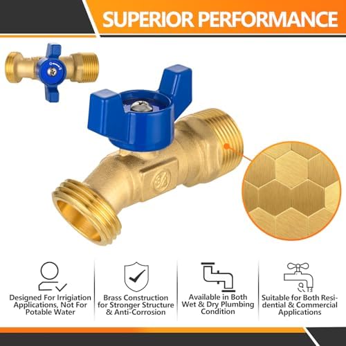 10 PC HeSun 3/4" Male NPT Outdoor Hose Bibb Faucet/Valve(SILLCOCK048-10) - Image 5