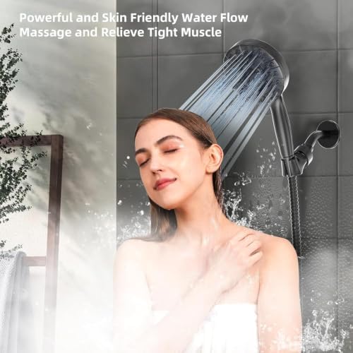 BESAQUO 9 Settings Air-Induction High Pressure Handheld shower head - Image 2