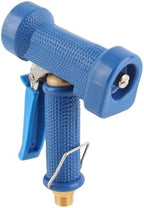 Hose Nozzle, Copper Spray Head with On Off Handle for Cleaning Kitchen Garage Floors Driveway Cement Road, G1/2" Thread Watering Plants (C blue gusset spray gun (4 points outer teeth) - Image 5