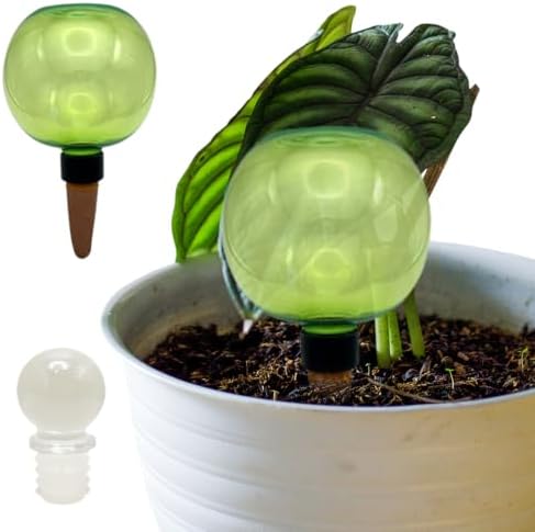 Automatic Plant Watering Globes 500ML Top Fill Drip Irrigation (Green) 1pc - Image 2