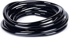 5M Silicone Tube Rubber Hose Black Flexible, for Aquarium Air Irrigation Pipes Water Connector Garden Hoses(ID32mm x OD 38mm) by Unknown