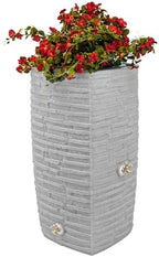 Good Ideas Impressions Riverwalk Rain Water Collection Barrel, 4 Pack - Image 4
