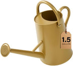 Gold Watering Can for Outdoor&Indoor Plants，1.5 Gallon by Shopwithgreen