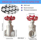 4" NPT 304Stainless Steel Gate Valve DN100 - Image 3