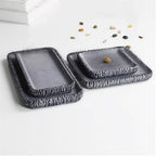 Plant Trays Rectangular Cement Potting Drip Tray, for Indoors Outdoors Plant Palle Drain Pan Flower Pots Saucers(Small) - Image 7