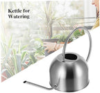 Stainless Steel Long Spout Watering Can Ergonomic Garden Tool for Use for Flower Plant Irrigation Durable Design for Effortless Watering - Image 5