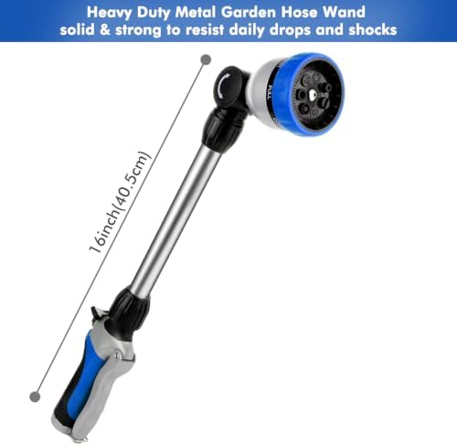 RESTMO Heavy Duty Metal Hose Wand, Watering Wand for Garden Hose - Image 2