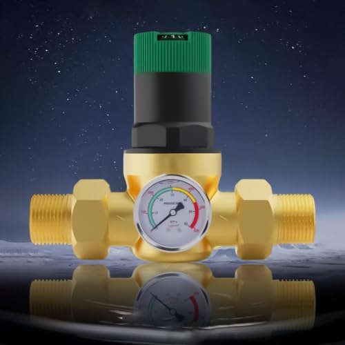 Water Pressure Regulator, Adjustable Gauge Control Valve - Image 7