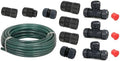 Eden 50 Ft Garden Hose and 10-Piece Hose Connector Set for Sprinkler Systems by Unknown