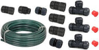 Eden 50 Ft Garden Hose and 10-Piece Hose Connector Set for Sprinkler Systems by Unknown