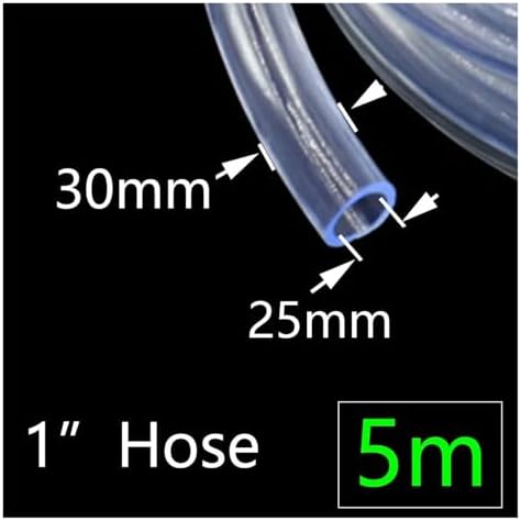 Ship accessories 4/6/8/12/16/20/25mm Garden Watering Hose Transparent Flexible PVC Plastic Pipe Water Sprinkler Irrigation 1/4 3/8 1/2 3/4 1" Irrigation accessories(30mm) - Image 2
