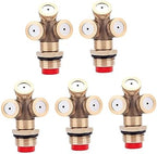 KESYOO 10pcs Brass Misting Nozzles Replacement Design Fit for Garden Hose Nozzles Mist Irrigation for Outdoor Agriculture - Image 3