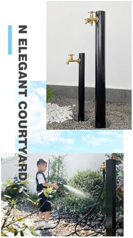 304 Stainless Steel Vertical Garden Water Column – Freestanding Hose Stand with Locking Faucet, Outdoor Antifreeze Fountain & Water Dispenser Hydrant for Garden, Patio & Backyard - Image 7