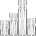 50PCS Refillable Perfume Bottle Set 2ml 3ml 5ml 10ml Glass Spray Atomizer Travel by Unknown