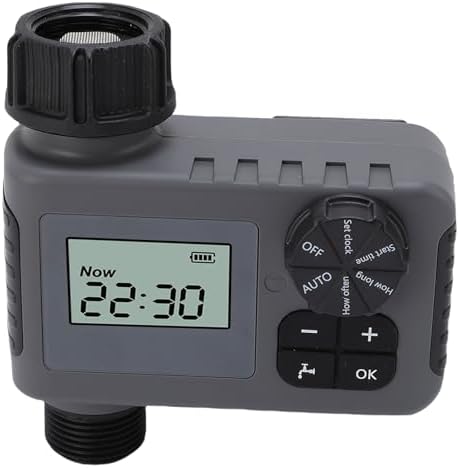 Programmable Sprinkler Timer and Automatic Watering Controller - IP55 Water Proof Rating and 3/4 Inch Universal Thread - Digital Drip Irrigation System with Impact ABS - Image 4