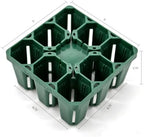 Vego garden Standard Seedling Trays Without Lids, 64 Pack for Seedlings Reusable Propagator Growing Starter Tray, Germination Trays Kit for Greenhouse/Garden (8-Cell per Tray) - Image 2