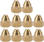 Omabeta 10PCS Brass Misting Nozzle Durable Fine Spray for Plant Irrigation and Cooling System (G1/2 Inch) by Omabeta