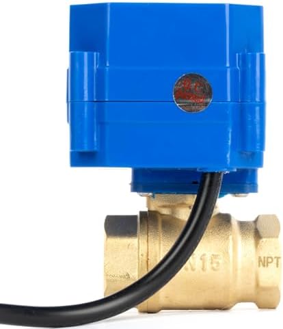 U.S. Solid 1/2" NPT Motorized Ball Valve with US Plug 110VAC Brass Electrical Ball Valve,Auto Return, Normally Closed, IP65 - Image 7