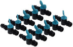 Tnfeeon 50PCS 1/2in Male Thread Barbed Ball Valve for 25mm Irrigation Pipe, Accessories for 25mm Irrigation Pipe, Shut Off Switch for Garden Drip System, Manual Water Control for - Image 7