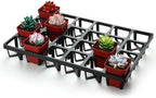 RooTrimmer Square Nursery Pot Tray with 24 Cells, 5 Pack Plant Trays for Pots, Flower Pot Moving Tray, Plastic Planting Tray for Carrying Small Plant Pots(120 Cells in Total by RooTrimmer
