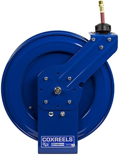 Coxreels P-LP-335 Low Pressure Retractable Air/Water Hose Reel: 3/8" I.D., 35' Hose Capacity, with Hose, 300 PSI, Made in USA - Image 3