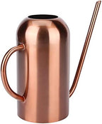 Stainless Steel Watering Can, 1.5L Large Capacity Long Spout, Durable Indoor Outdoor Plant Watering Pot, Ergonomic Easy to Use by AMAKO