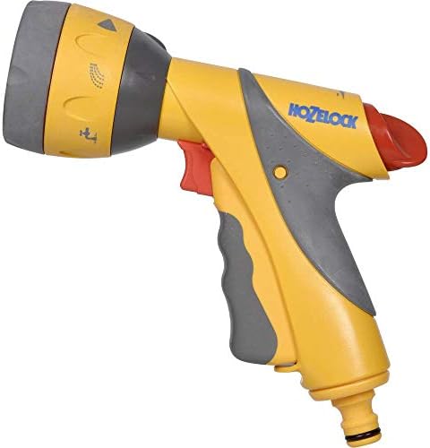 HOZELOCK - Multi-Jet Spray Gun Plus : Ideal for Daily or Intensive Use, Multi-task Gun, Ergonomic, Easy-to-use, Lockable and Flow-controlled: 6 Spray Patterns [2684P0000] by Hozelock