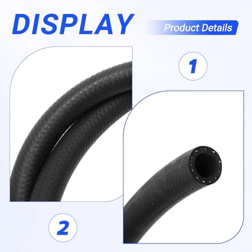 3/8" ID x 25 Ft EPDM Rubber Agricultural Spray Hose - 1 Pack - Image 5