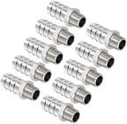 10pcs Stainless Steel Hose Barb Fitting 1" Barb to 1/2" NPT Male by Kozelo