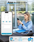 Insoma 2-Zone WiFi Water Timer Brass Inlet Outlet, Smart Sprinkler Timer, No-Gateway 2.4GHz, APP Remote Control WiFi Hose Timers, Voice Control with Alexa, Rain Delay and Manual Mode for Lawn Watering - Image 3