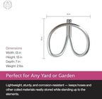 Yard Butler Rust-Proof Hose Hanger, Galvanized Steel, 100 Feet - Image 6