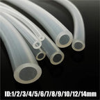 Food Grade Silicone Hose, s Transparent Pipe m-m Rubber Aquarium Soft - Image 3