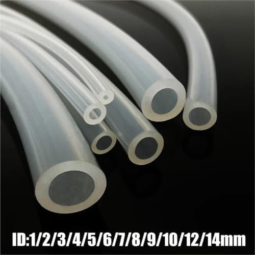 Food Grade Silicone Hose, s Transparent Pipe m-m Rubber Aquarium Soft - Image 3