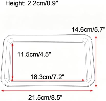 Durable Rectangular Resin Potted Plant Trays, Planter Water Tray - Image 2