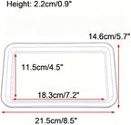 Durable Rectangular Resin Potted Plant Trays, Planter Water Tray - Image 2