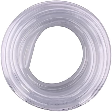DERNORD PVC Tubing 1"ID X 1 1/4"OD Flexible Clear Vinyl Hose 25 Feet for Food Grade - Image 2