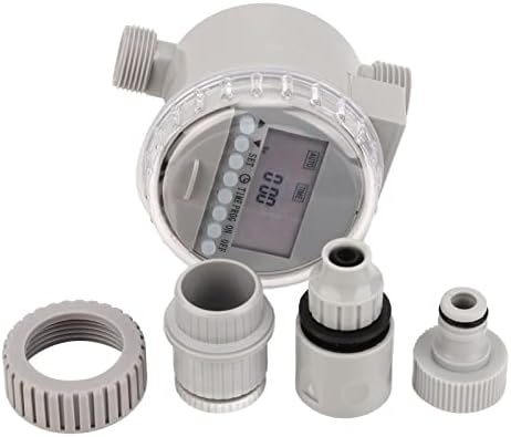 Solar-Powered Water Timer, LCD Screen Automatic Irrigation Controller, Eco-Friendly System for Home Gardening by Unknown
