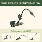 Vego Garden Irrigation Kit - Drip Irrigation System for Raised Garden Beds, Efficient Watering Solution for Vegetables, Flowers, and Plants, Easy DIY Installation (Small) - Image 2