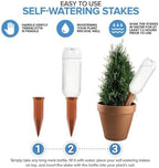6‑Pack Ceramic Self Watering Spikes, Terracotta Plant Waterer for Pots - Image 4