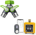 RAINPOINT WiFi Water Timer 2 Zone, Garden Hose Splitter 2 Way by RainPoint
